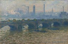 Le Pont de Waterloo, temps gris (Waterloo Bridge, Grey Weather), 1903. Creator: Monet, Claude (1840-1926)