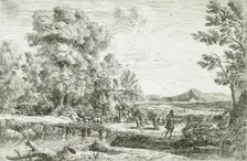 Le Pont de Bois, between circa 1638 and circa 1641. Creator: Claude Lorrain