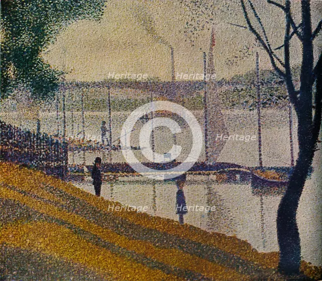 'Le Pont de Courbevoie', 1886. Artist: Georges-Pierre Seurat.