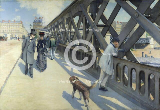 Le Pont de l'Europe , 1876. Creator: Caillebotte, Gustave (1848-1894).