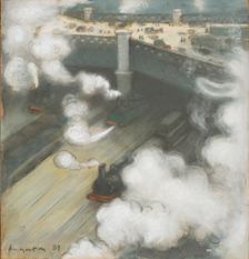 Le Pont de l'Europe, 1889. Creator: Anquetin, Louis (1861-1932)