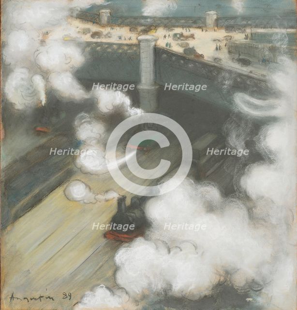 Le Pont de l'Europe, 1889. Creator: Anquetin, Louis (1861-1932).
