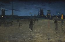 Le Pont de Pierre, Rouen, 1881. Creator: Angrand, Charles (1854-1926)