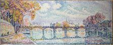 Le pont des Arts, 1928. Creator: Paul Signac