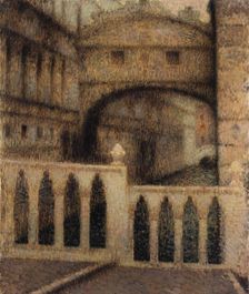 Le pont des Soupirs, 1906. Creator: Henri Eugene Le Sidaner