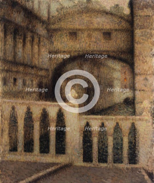 Le pont des Soupirs, 1906. Creator: Henri Eugene Le Sidaner.