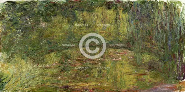Le Pont japonais (Japanese Bridge). Artist: Monet, Claude (1840-1926)