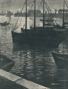 Le Port 1919. Artist: CRW Nevinson