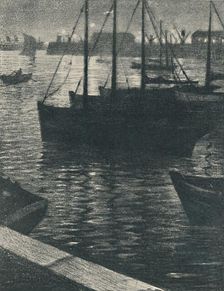Le Port 1919. Artist: CRW Nevinson