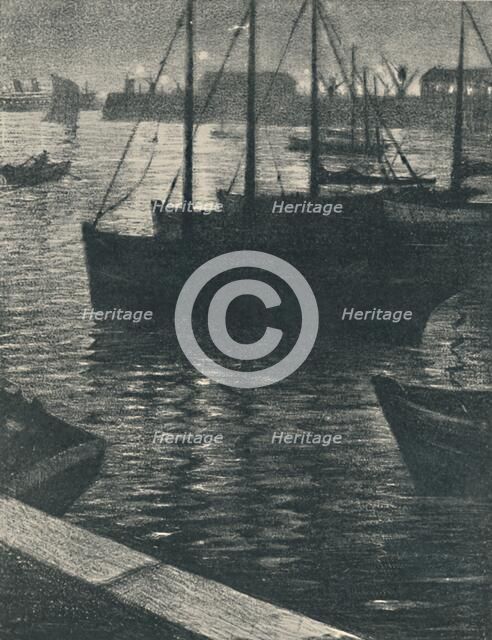 'Le Port', 1919. Artist: CRW Nevinson.