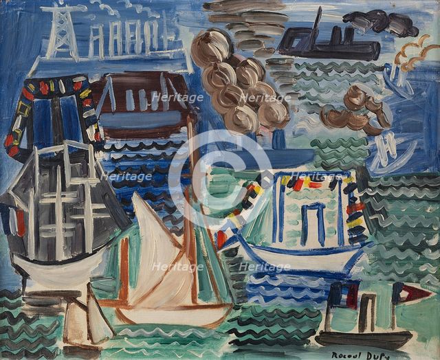 Le Port, c1923. Creator: Raoul Dufy.