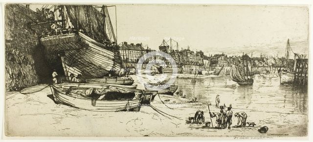 Le Port de Boulogne-sur-Mer, 1902. Creator: Donald Shaw MacLaughlan.