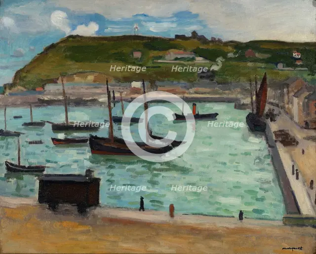 Le Port de Fécamp, 1906. Creator: Marquet, Pierre-Albert (1875-1947).