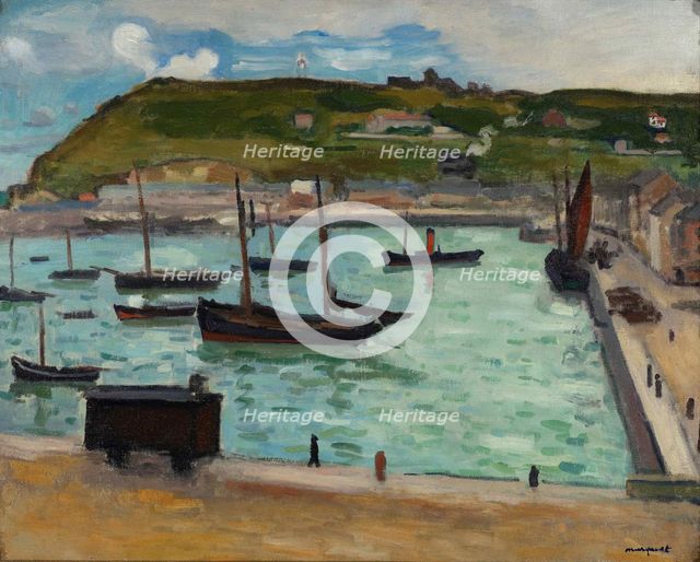 Le Port de Fécamp, 1906. Creator: Marquet, Pierre-Albert (1875-1947).