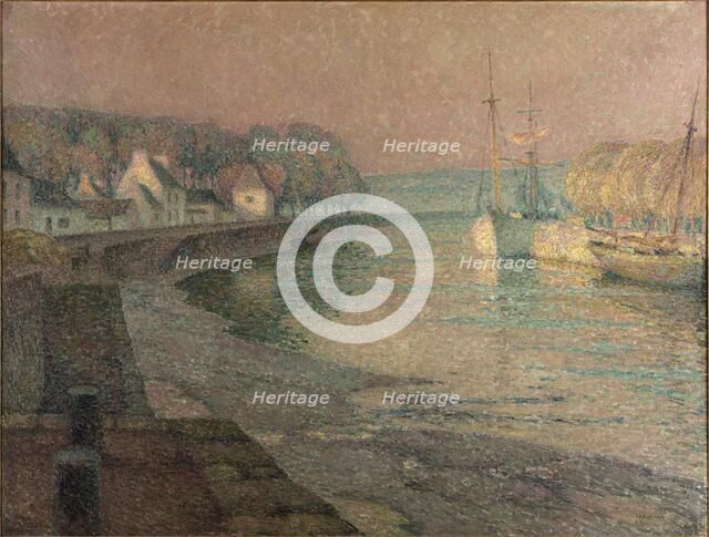 Le Port, Landerneau, 1914. Creator: Le Sidaner, Henri (1862-1939).