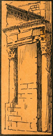 Le portique du Forum attenant a l'Hotel du Nord-Pinus c1920s. Creator: E Laget