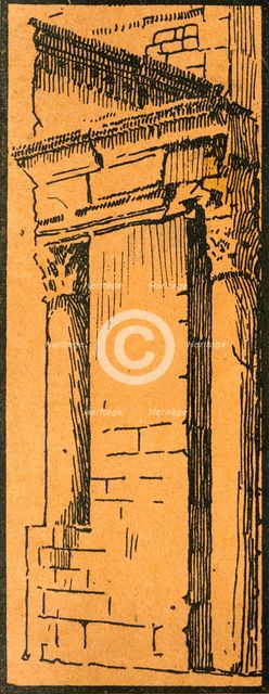 'Le portique du Forum attenant a l'Hotel du Nord-Pinus', c1920s. Creator: E Laget.