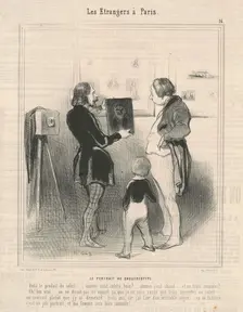 Le portrait au daguéréotype, 19th century. Creator: Honore Daumier