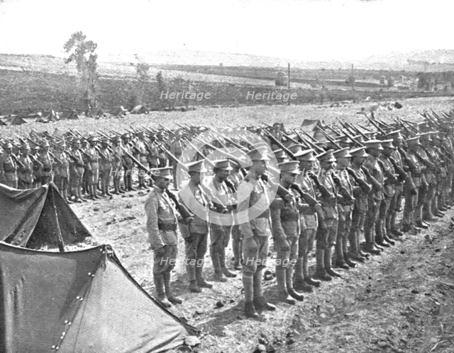 ''Le Portugal dans la guerre; Troupes portugaises d'infanterie. 1916. Creator: Unknown.