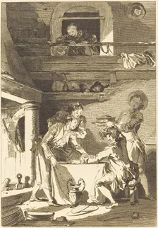 Le pate d'anguilles. Creator: Charles Emmanuel Patas