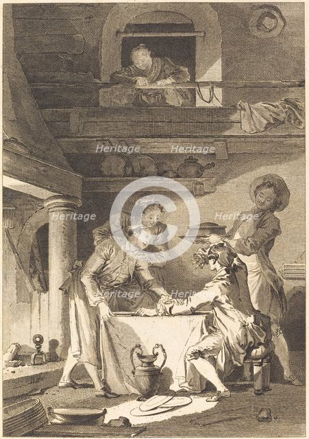 Le pate d'anguilles. Creator: Charles Emmanuel Patas.