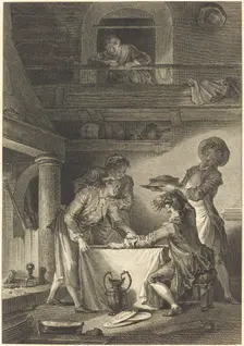 Le pate d'anguilles. Creator: Charles Emmanuel Patas