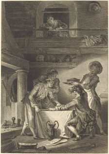 Le pate d'anguilles. Creator: Charles Emmanuel Patas