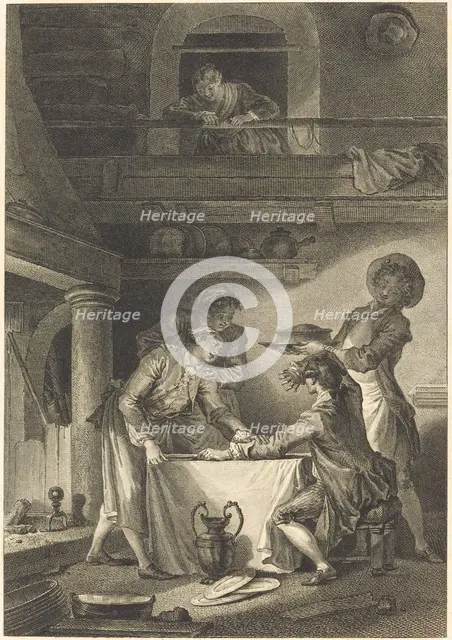 Le pate d'anguilles. Creator: Charles Emmanuel Patas.