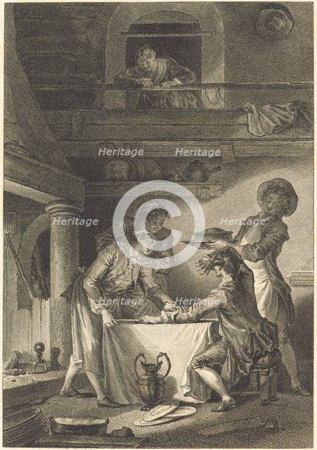 Le pate d'anguilles. Creator: Charles Emmanuel Patas.