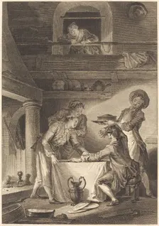 Le pate d'anguilles. Creator: Charles Emmanuel Patas