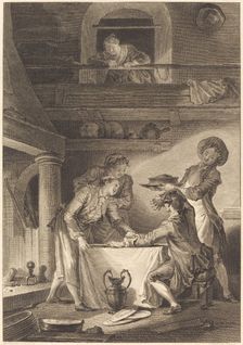 Le pate d'anguilles. Creator: Charles Emmanuel Patas