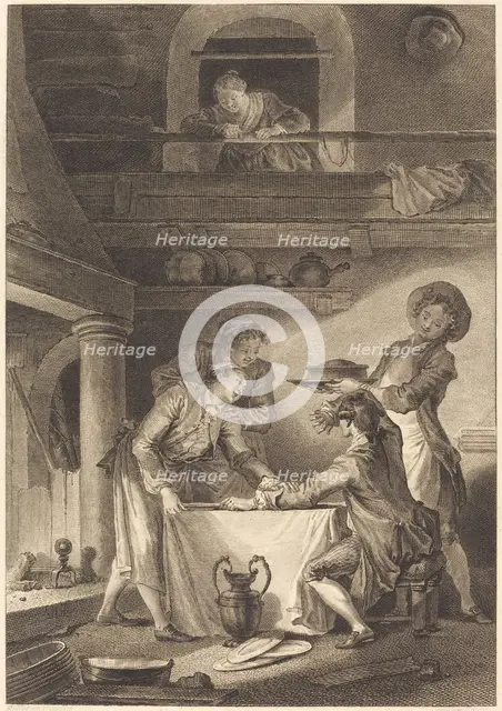 Le pate d'anguilles. Creator: Charles Emmanuel Patas.