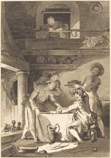 Le pate d'anguilles. Creator: Charles Emmanuel Patas