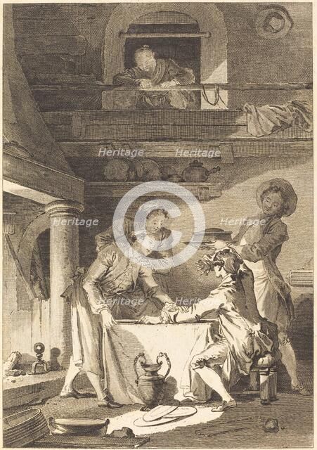 Le pate d'anguilles. Creator: Charles Emmanuel Patas.