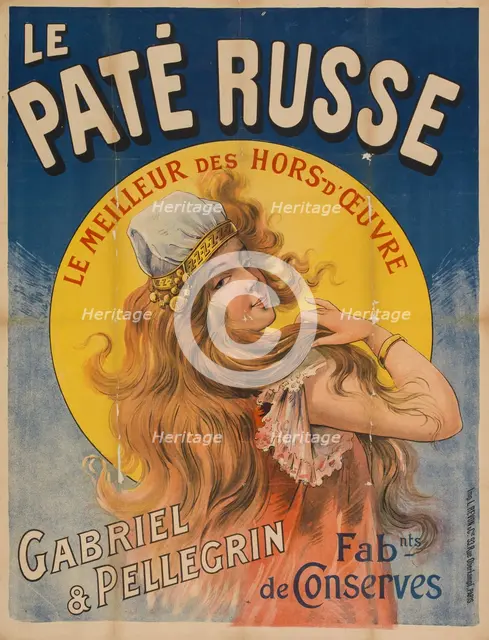 Le pâté russe. Le meilleur des hors-d'oeuvre. Gabriel & Pellegrin, c.1900. Creator: Anonymous.