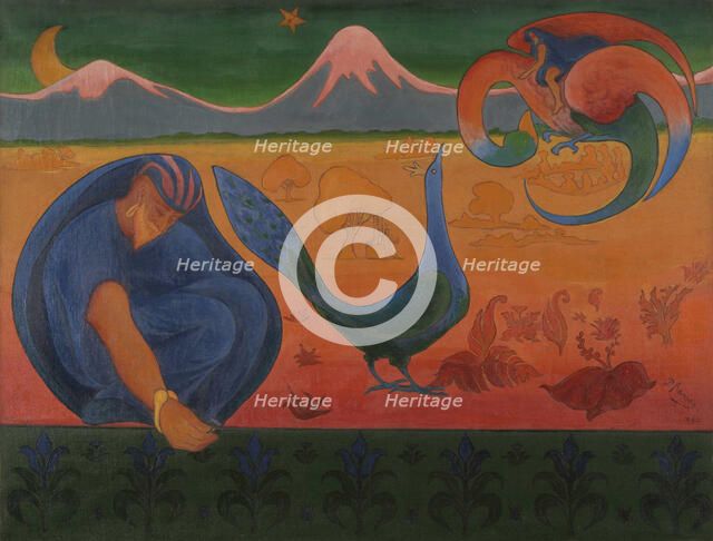 Le Paysage nabique, 1890. Creator: Ranson, Paul Elie (1864-1909).