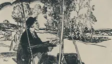 Le Paysagiste 1919. Artist: Auguste Lepere