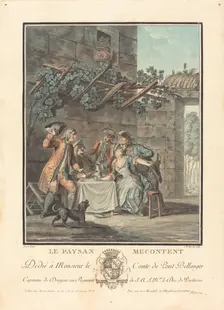 Le paysan mecontent. Creator: Jean Baptiste Morret