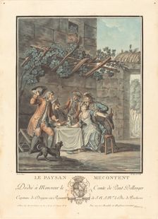Le paysan mecontent. Creator: Jean Baptiste Morret