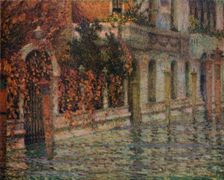 Le Palais Blanc, Automne, Venise c1906, (1918). Artist: Henri Eugene Le Sidaner