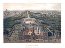 Le Palais du Luxembourg et son Jardin, 1850. Creator: Benoist, Félix (1818-1896)