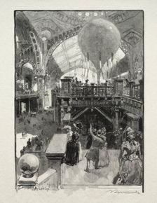 Le Palais des Arts Liberaux, Intèrieur. Creator: Auguste Louis Lepère (French, 1849-1918)