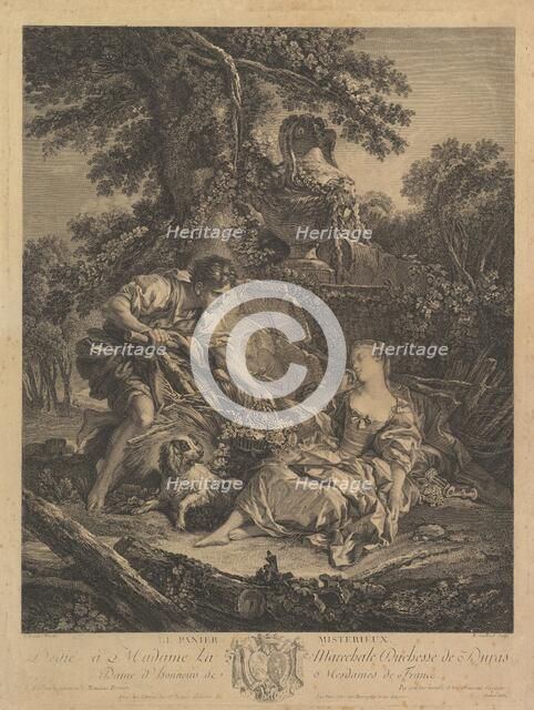 Le Panier Misterieux (The Mysterious Basket), 18th century. Creator: Rene Gaillard.