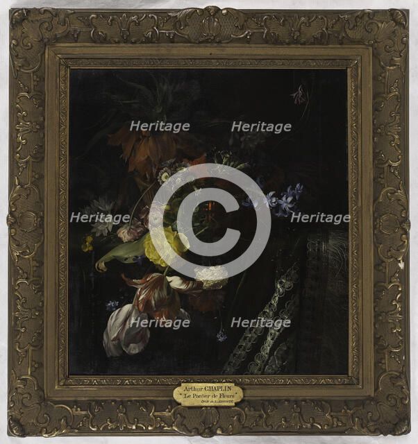 Le panier de fleurs, 1907. Creator: Arthur Chaplin.