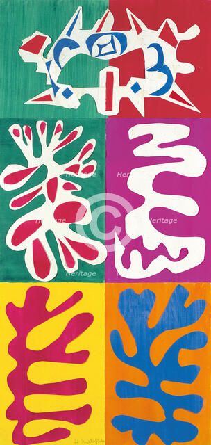Le Panneau au masque, early 20th century.  Creator: Henri Matisse.