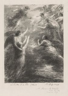 Le Paradis et la Peri, 1893. Creator: Henri Fantin-Latour (French, 1836-1904)