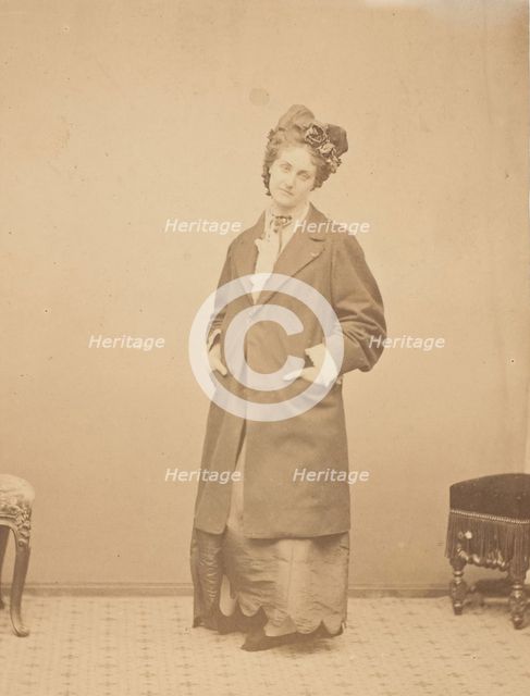 Le pardessus dècoré, 1860s. Creator: Pierre-Louis Pierson.