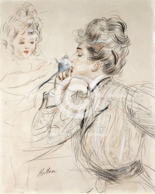 Le Parfum. Artist: Helleu, Paul César (1859-1927)