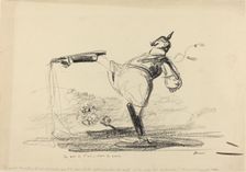 Le pas de l'oie - dans le sang, c. 1914/1919. Creator: Jean Louis Forain