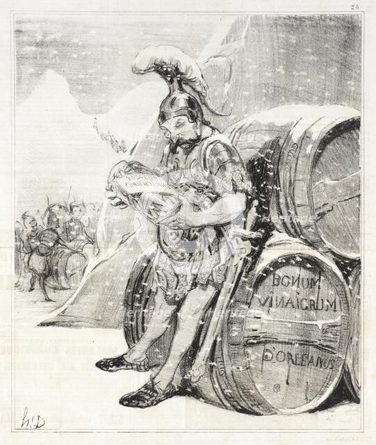Le Passage d'Annibal, 1842. Creator: Honore Daumier.
